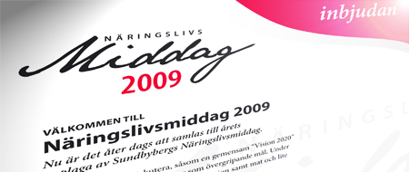 Näringslivsmiddag: Sundbyberg 2020