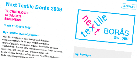 Next Textile Borås 2009 – startskottet